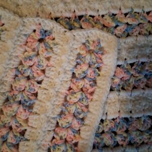 Handmade Multicolor Crochet Blanket